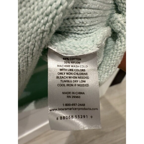 dip Women's Sweater Top Sleeveless Striped Soft Stretch Size M - Picture 3 of 9